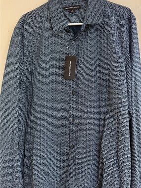 Michael Kors Men’s Long Sleeve Button Down Dress Shirt